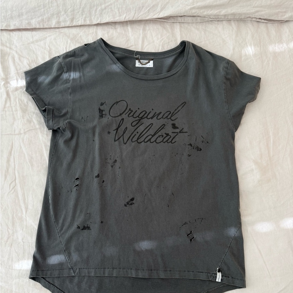 One Teaspoon Gray Casual T-Shirt